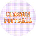 Clemson Football Pin