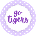 Purple Go Tigers Pin