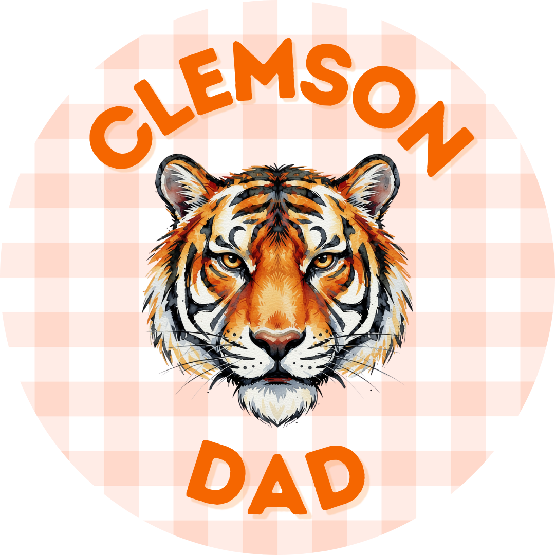 Clemson Dad Pin